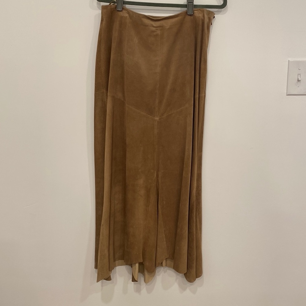 J. Jill ladies Suede Maxi Skirt. Size 10